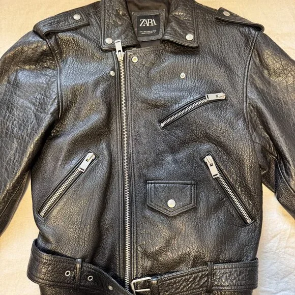 Zara Genuine Buffalo Leather jacket - Men's Medium - Picture 4 of 6